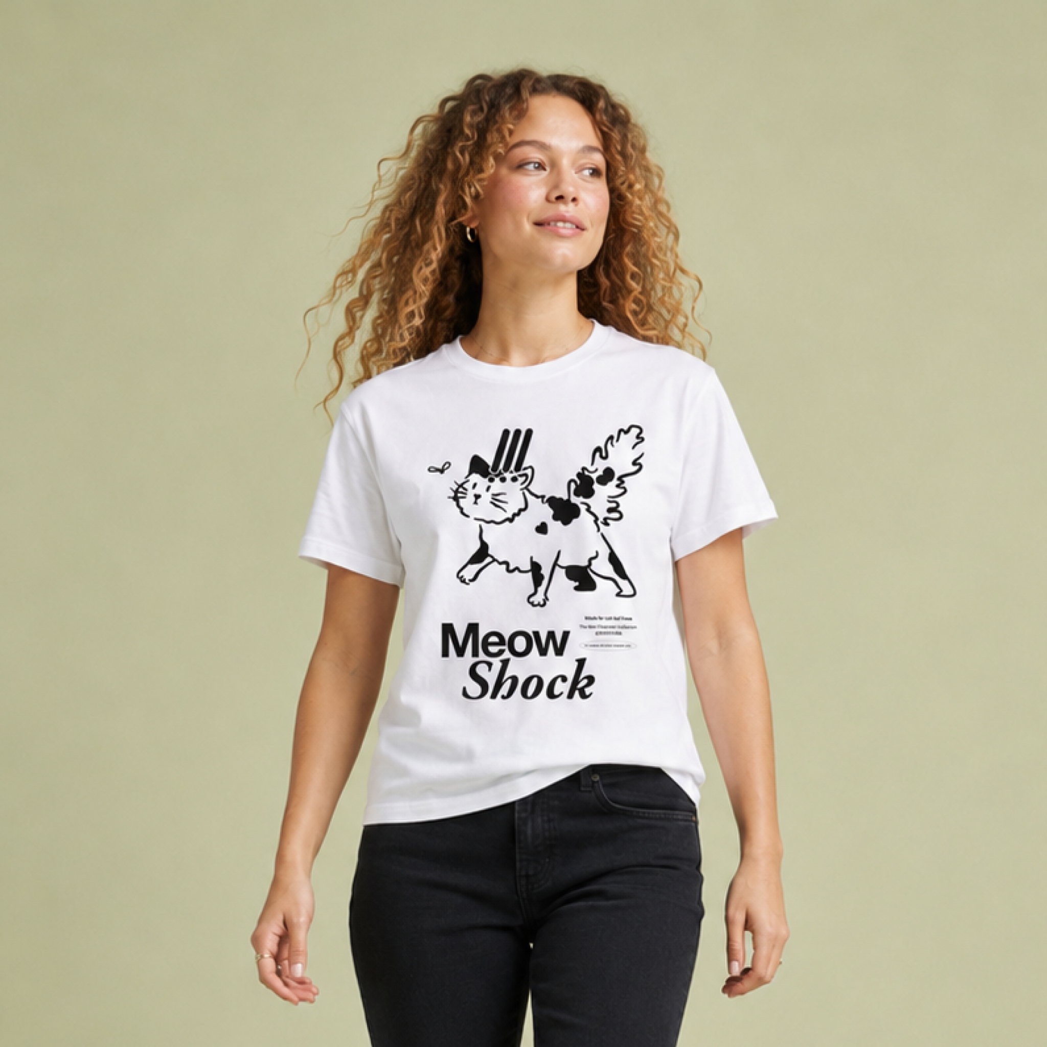 Meow Shock  / Women's Tee
