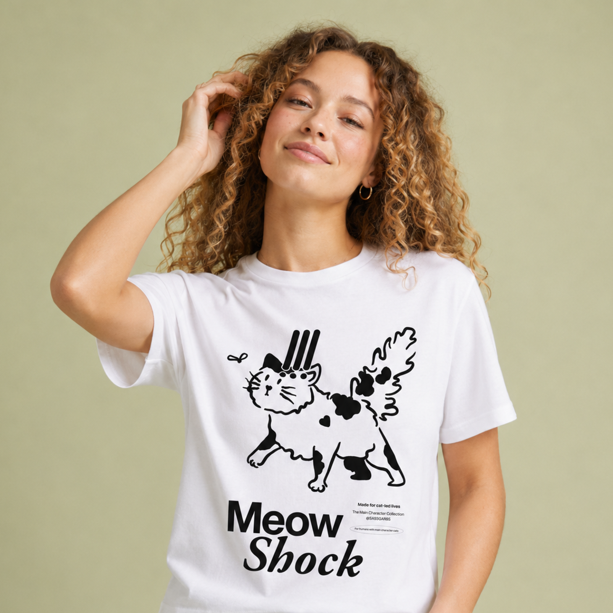 Meow Shock  / Women's Tee