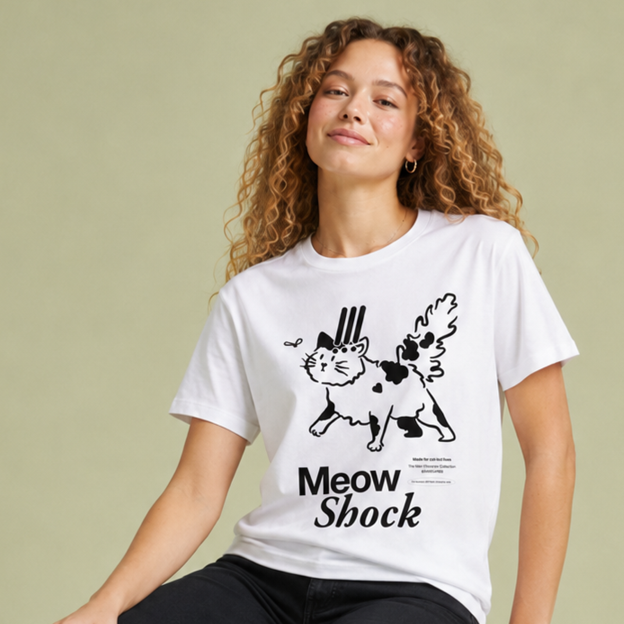 Meow Shock  / Women's Tee