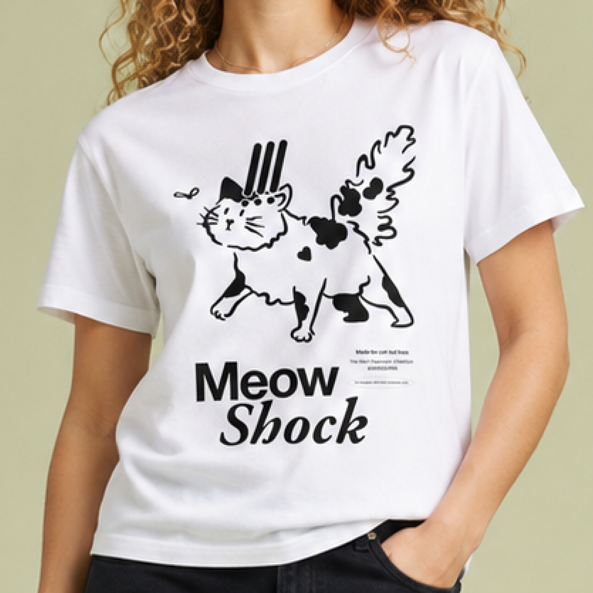Meow Shock  / Women's Tee