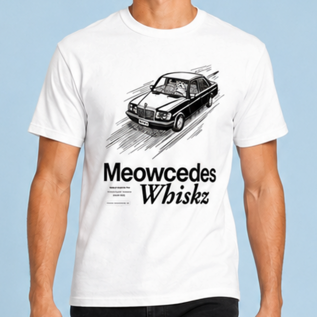 Meowcedes Whiskz  / Men's Tee