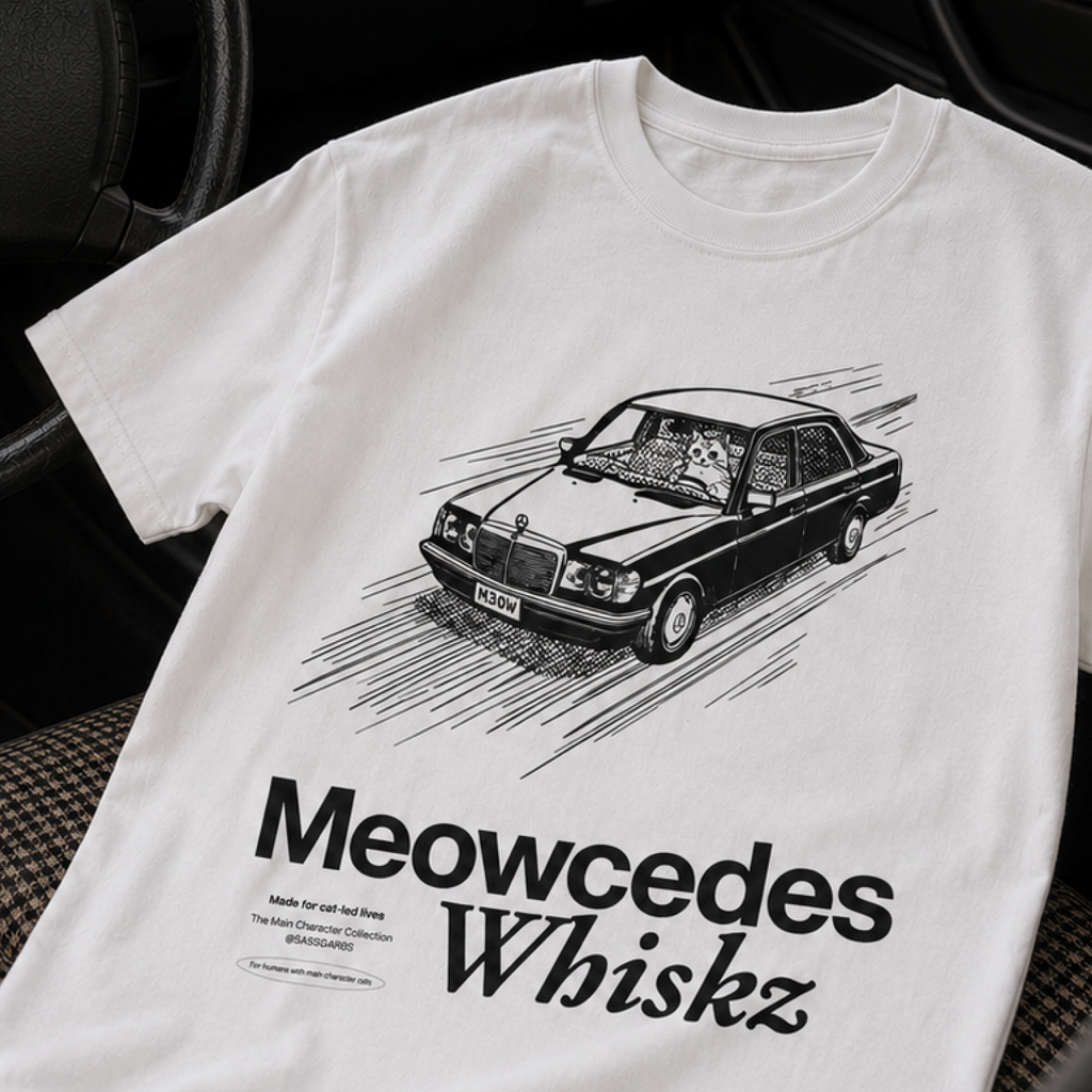 Meowcedes Whiskz  / Men's Tee