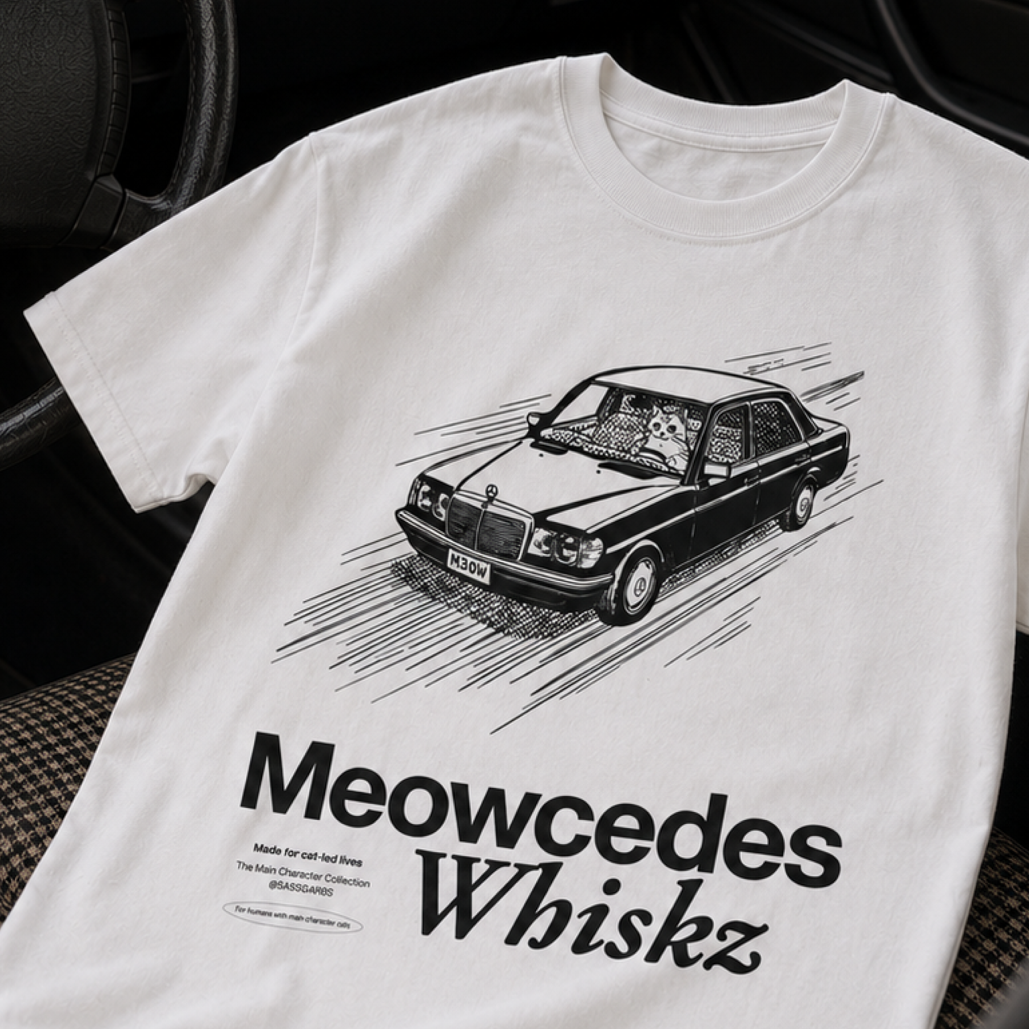 Meowcedes Whiskz  / Men's Tee