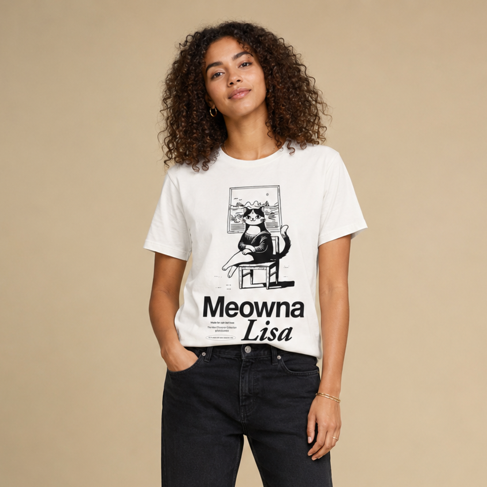 Meowna Lisa / Women's Tee