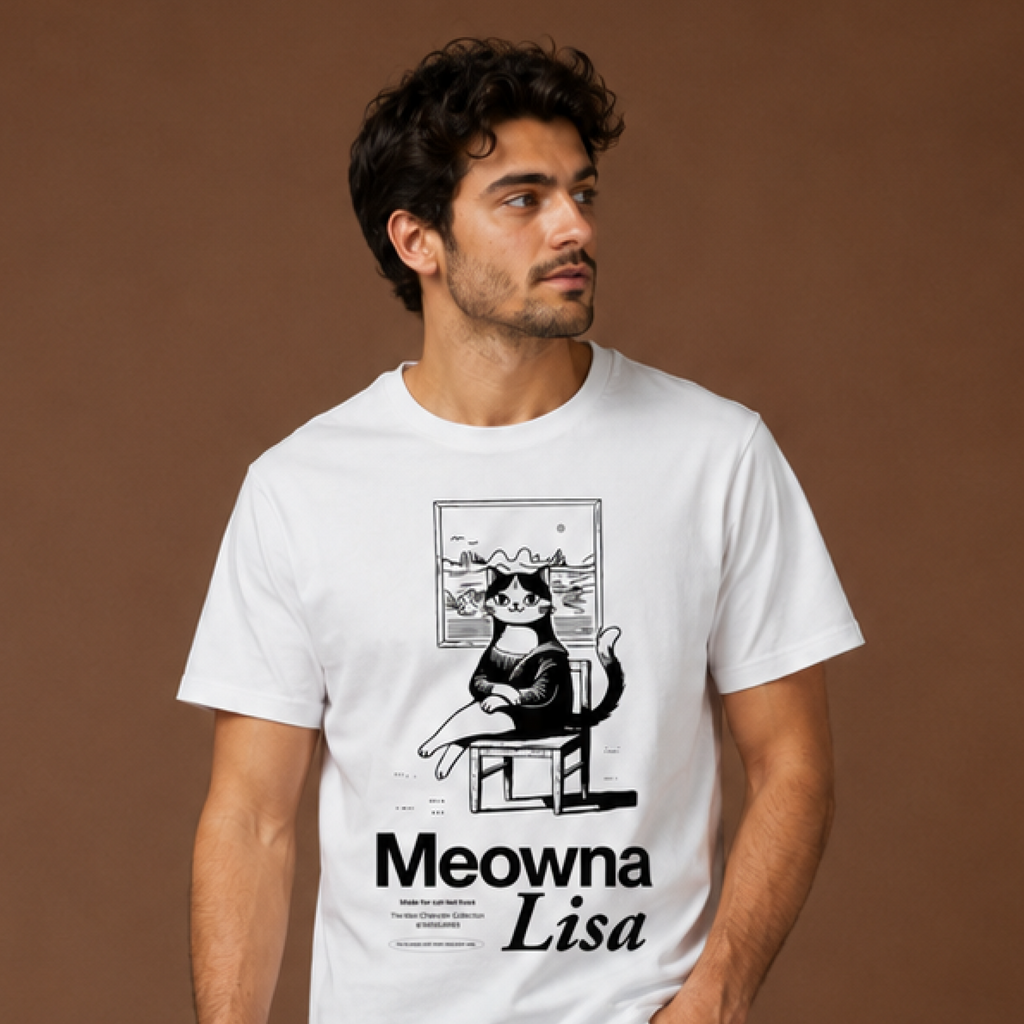 Meowna Lisa / Men's Tee