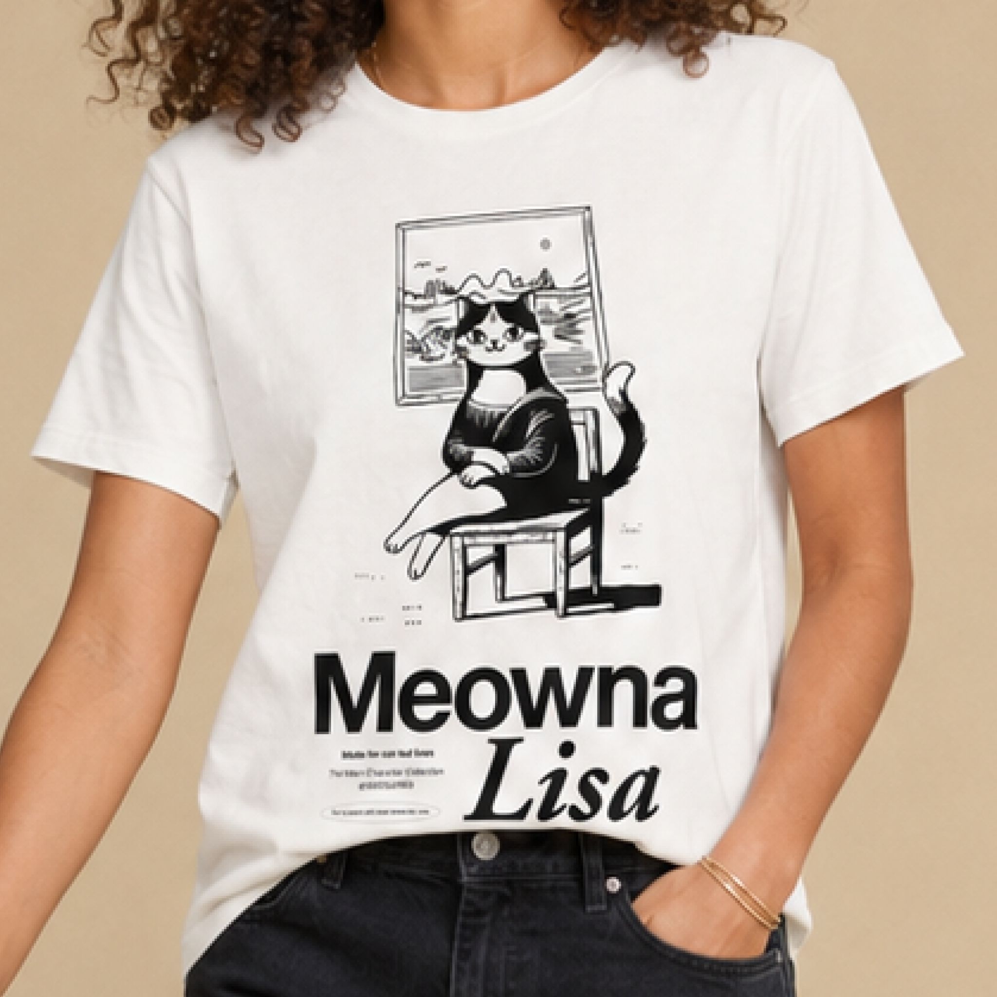 Meowna Lisa / Women's Tee