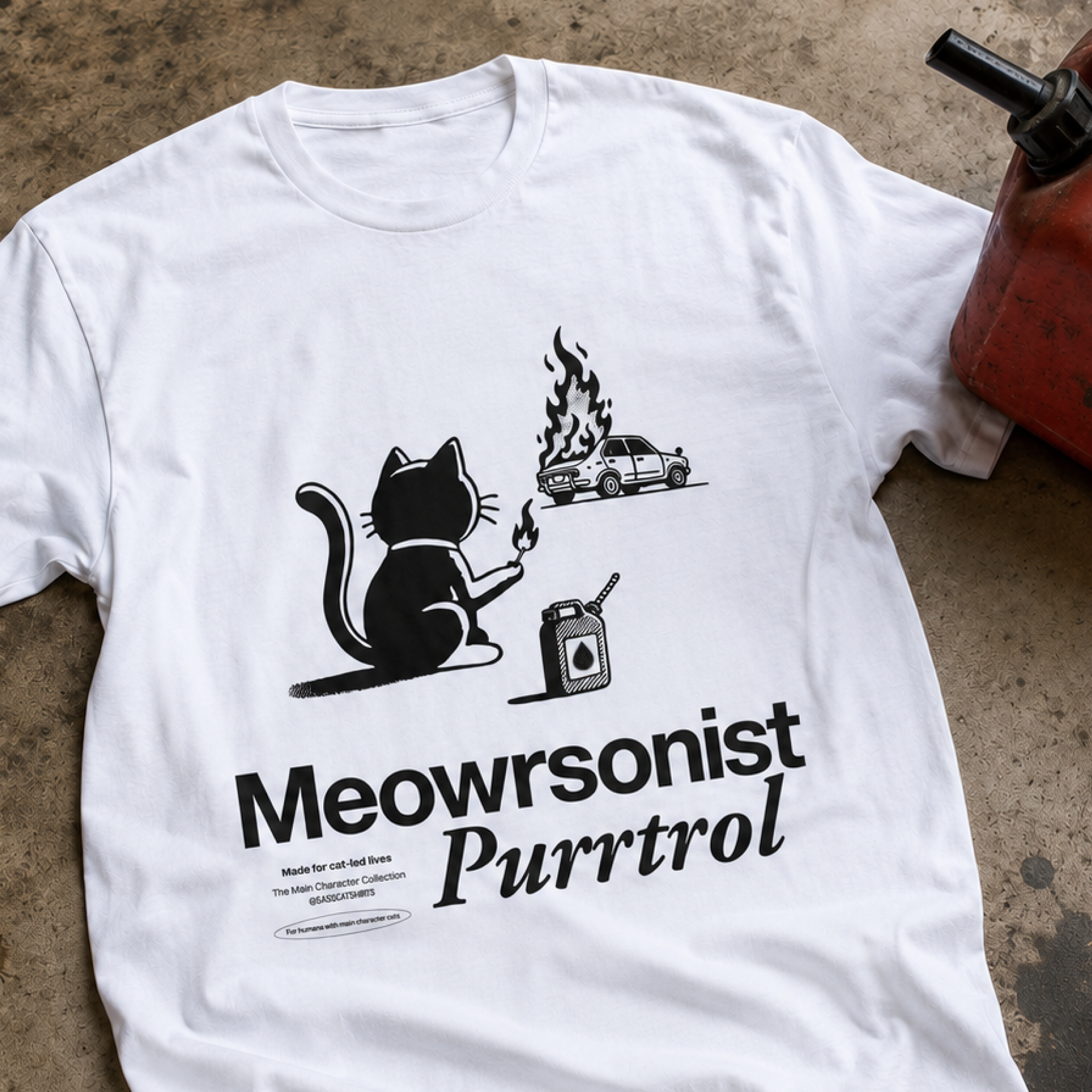 Meowrsonist Purrtrol  / Women's Tee