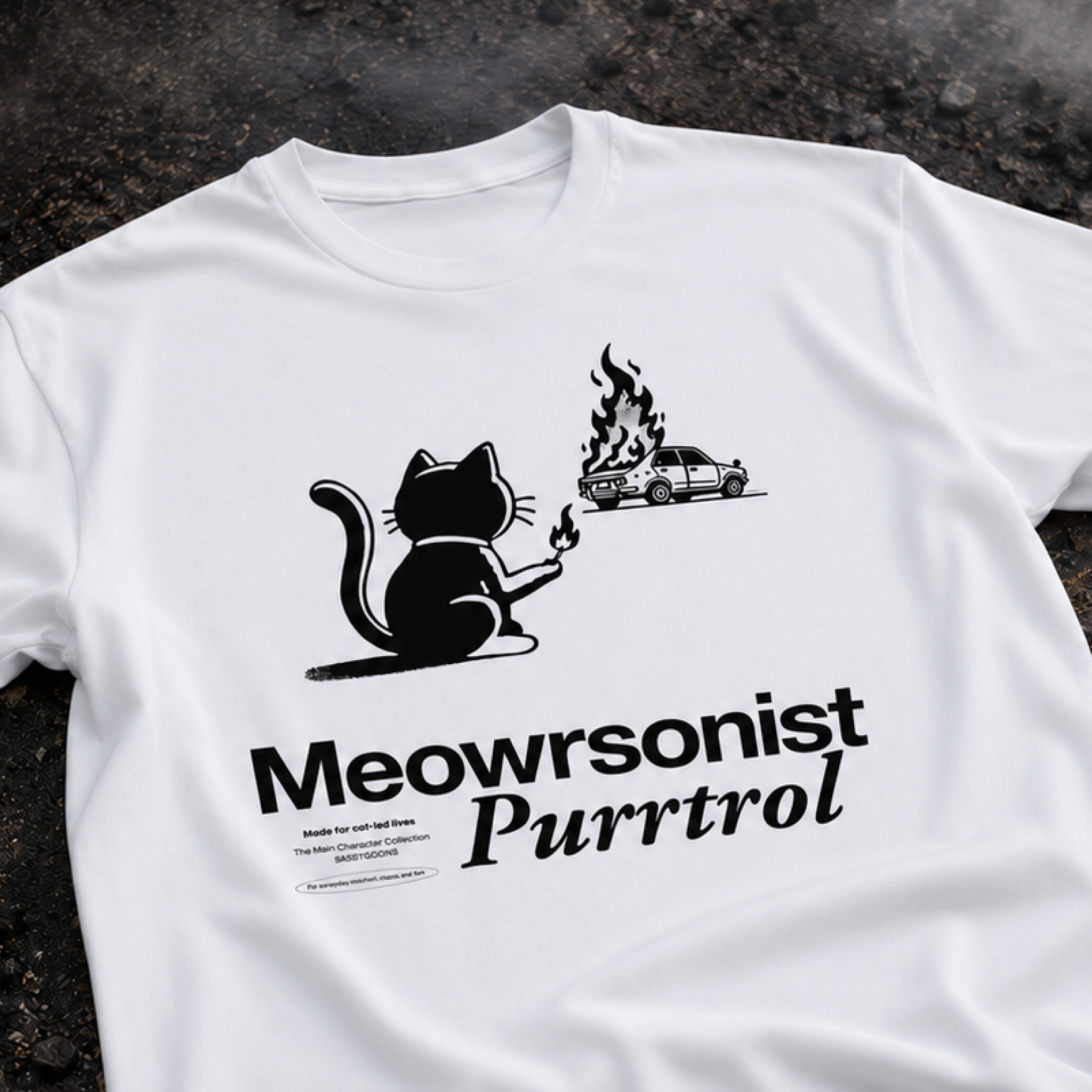 Meowrsonist Purrtrol  / Men's Tee