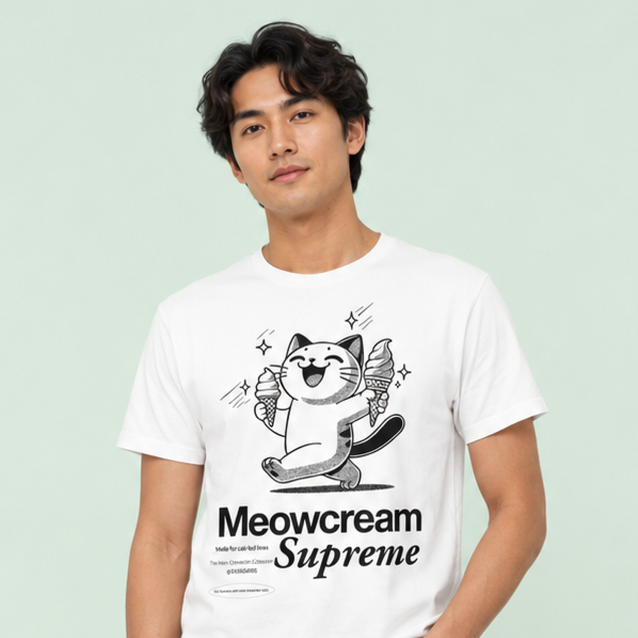 Meowcream Supreme / Men's Tee