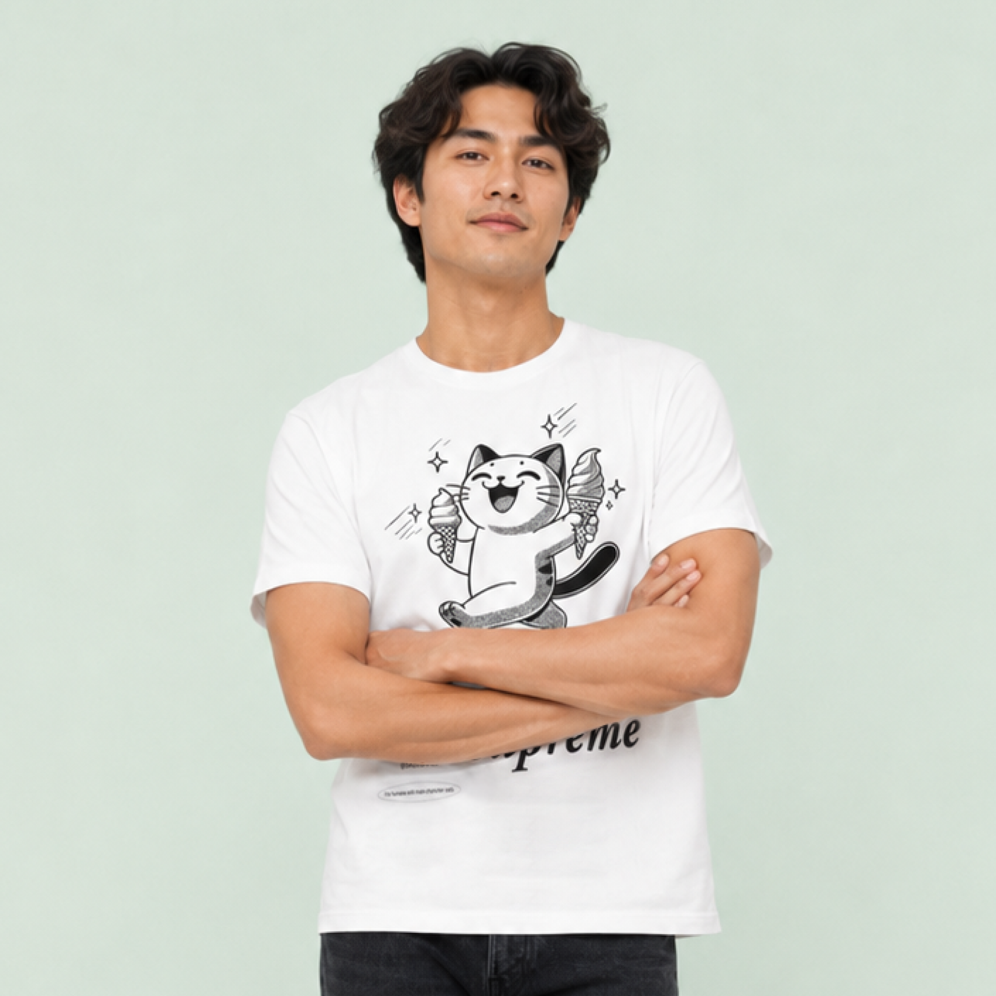 Meowcream Supreme / Men's Tee