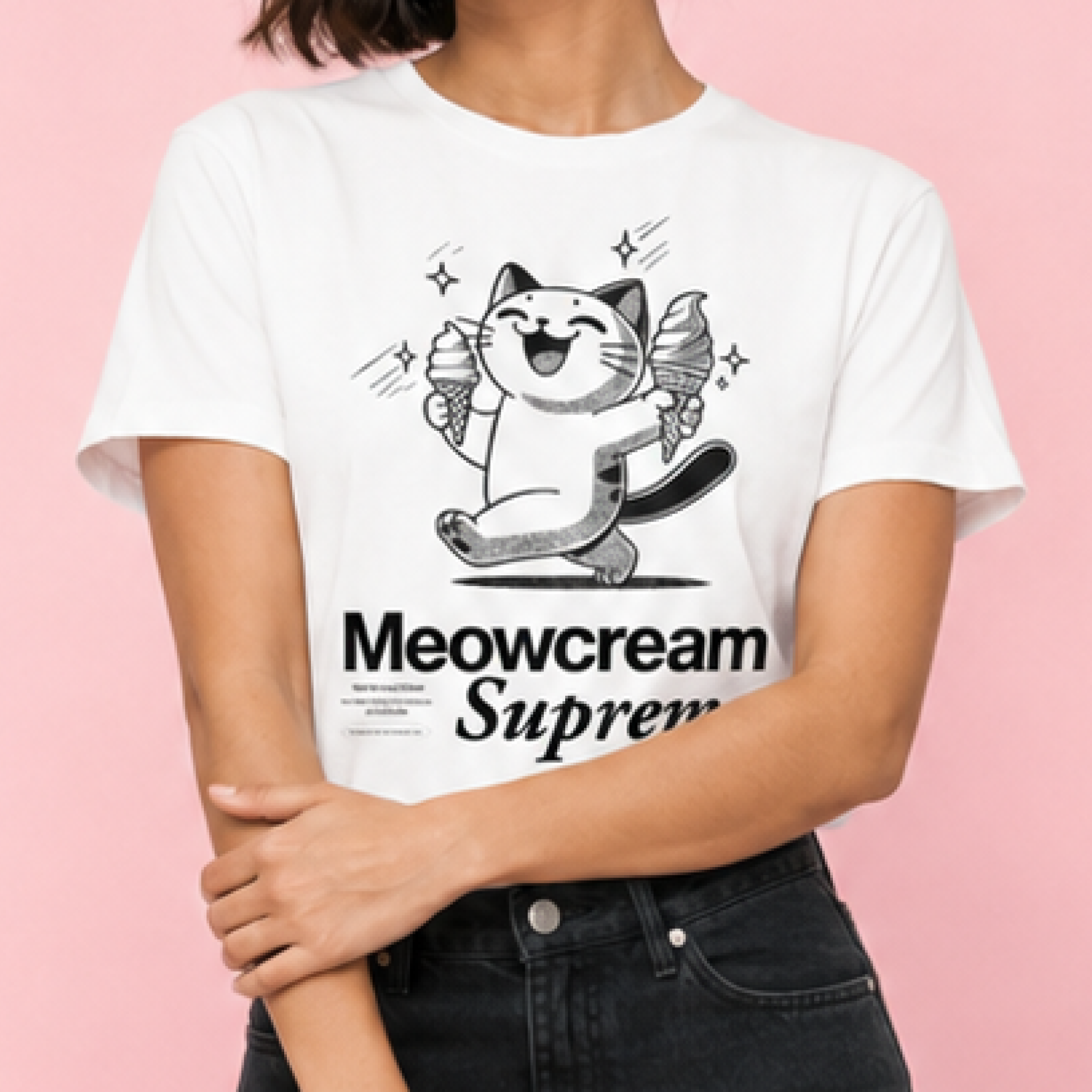 Meowcream Supreme / Women's Tee