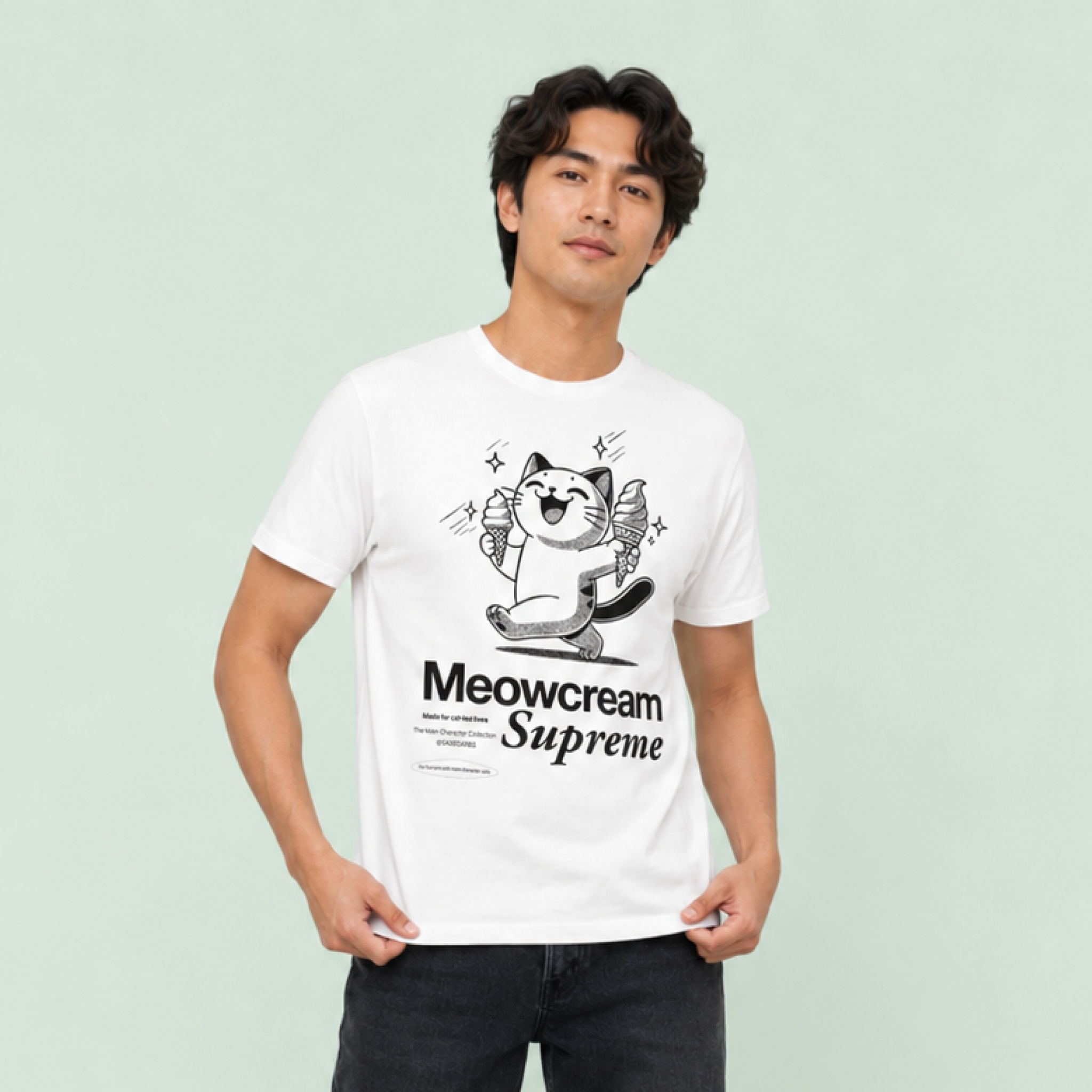 Meowcream Supreme / Men's Tee