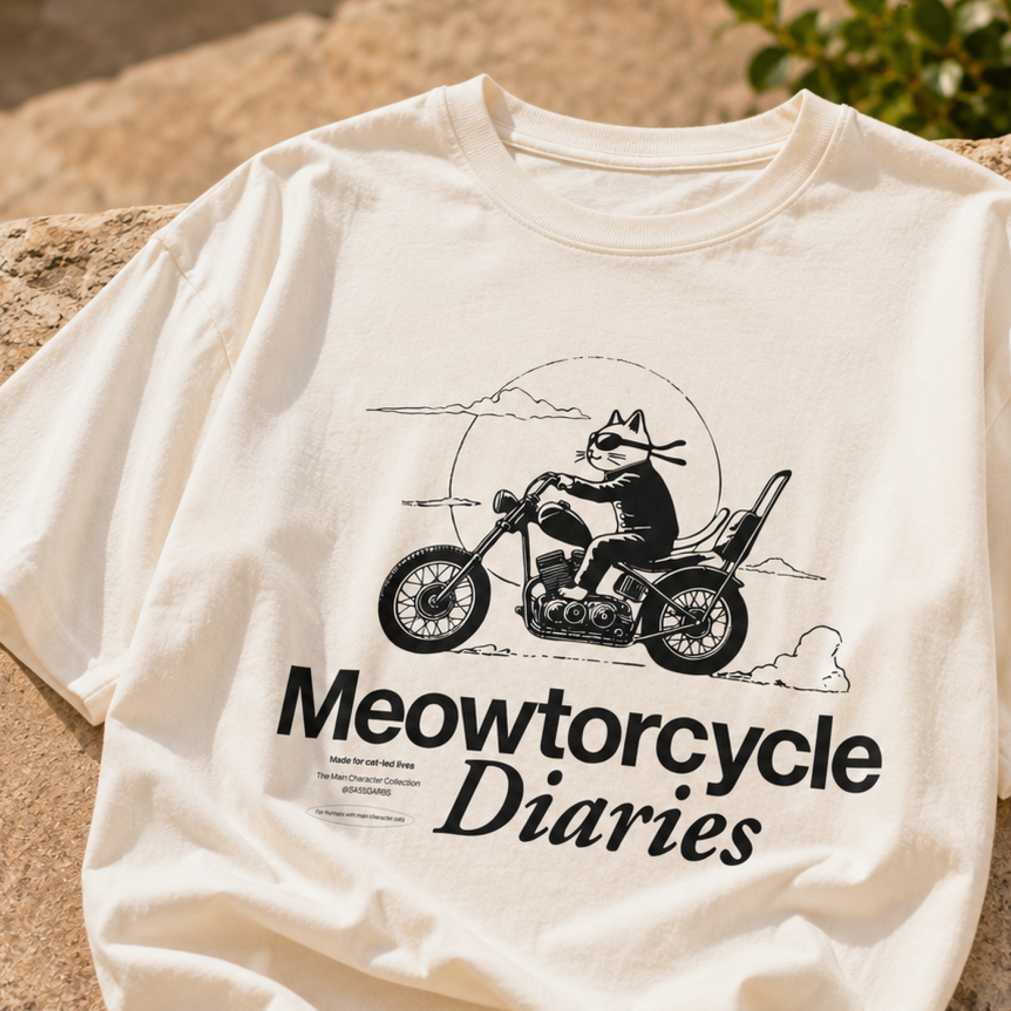 Meowtorcycle Diaries / Women's Tee