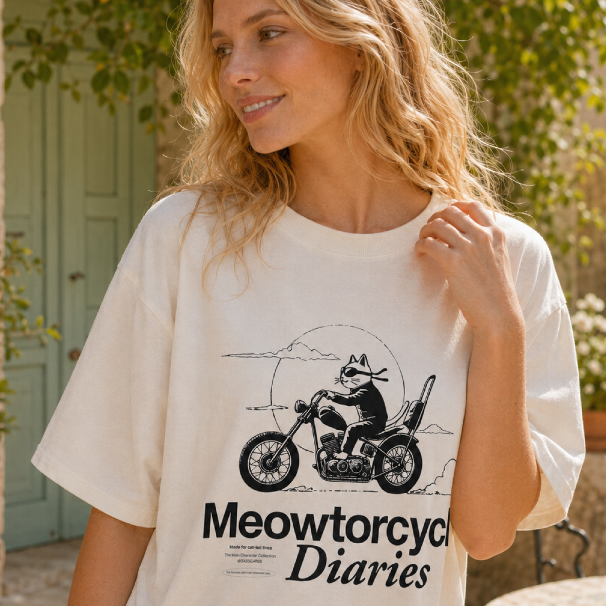 Meowtorcycle Diaries / Women's Tee