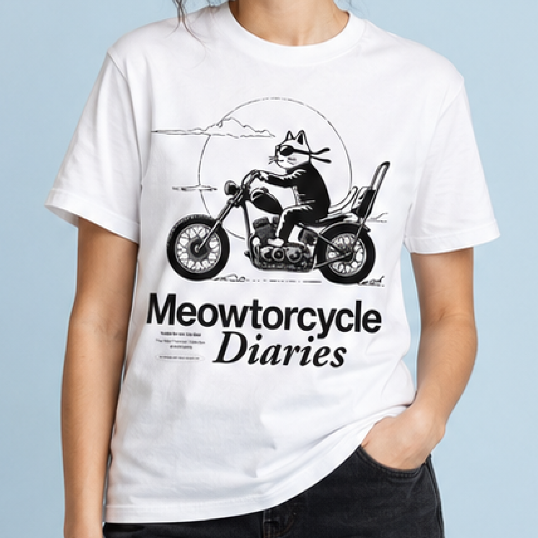 Meowtorcycle Diaries / Women's Tee
