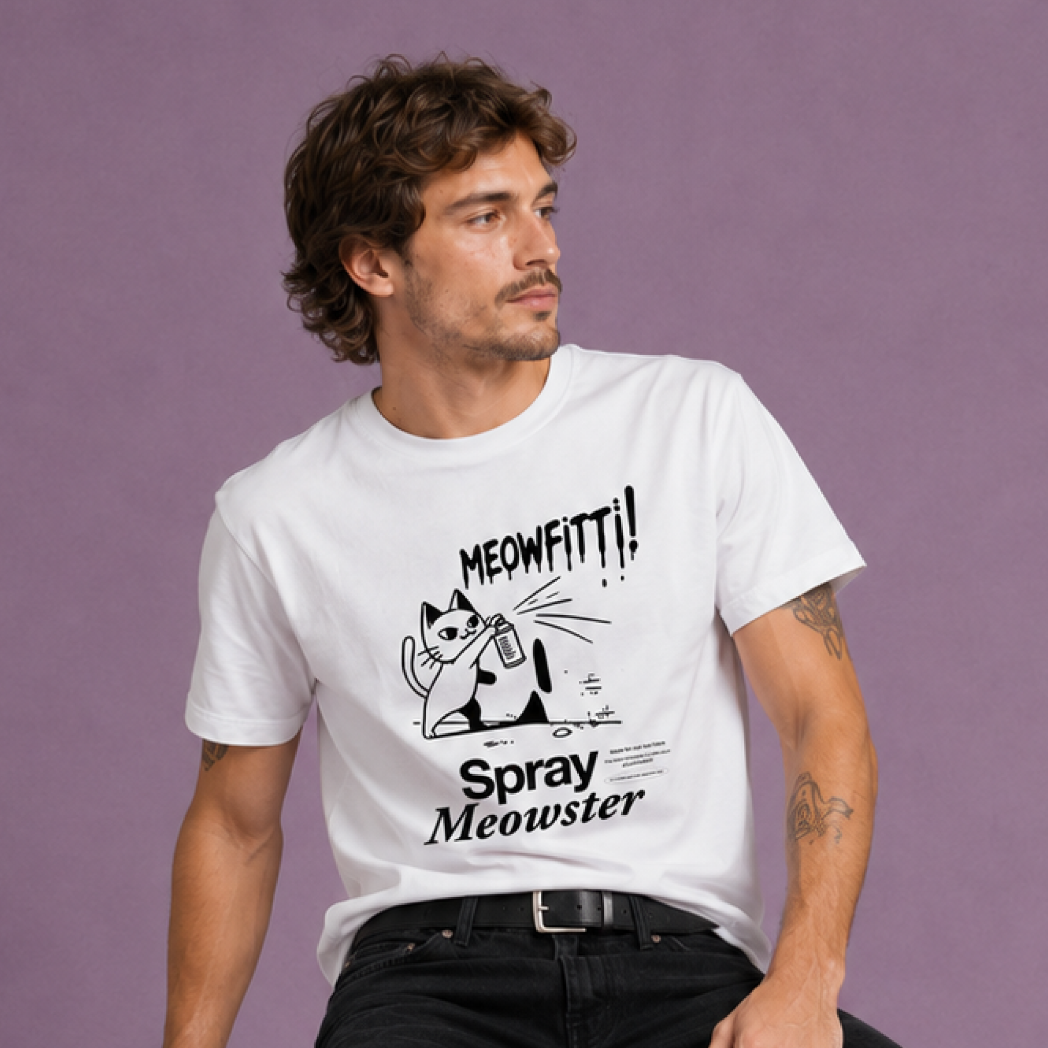 Spray Meowster / Men's Tee