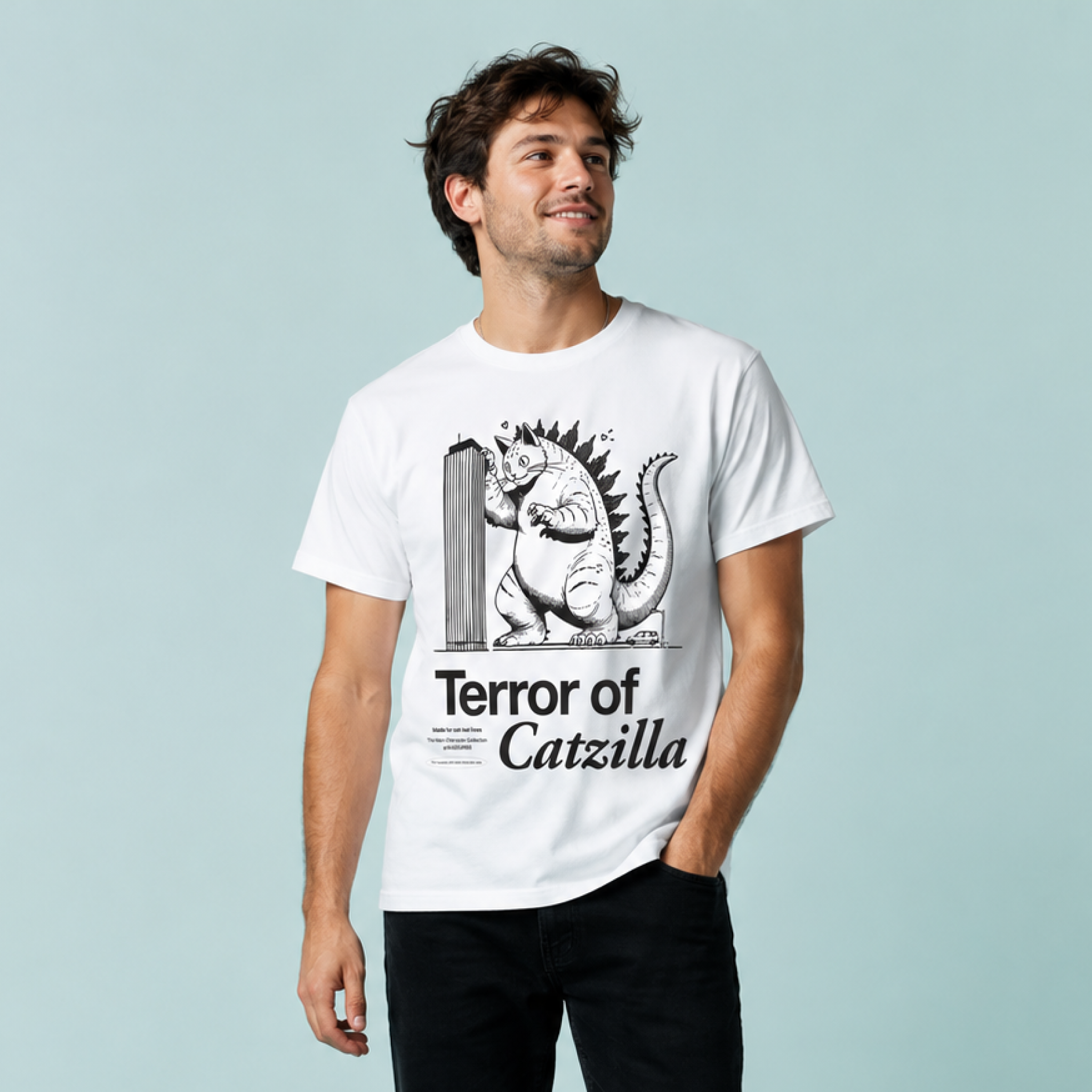 Terror Of Catzilla  / Men's Tee
