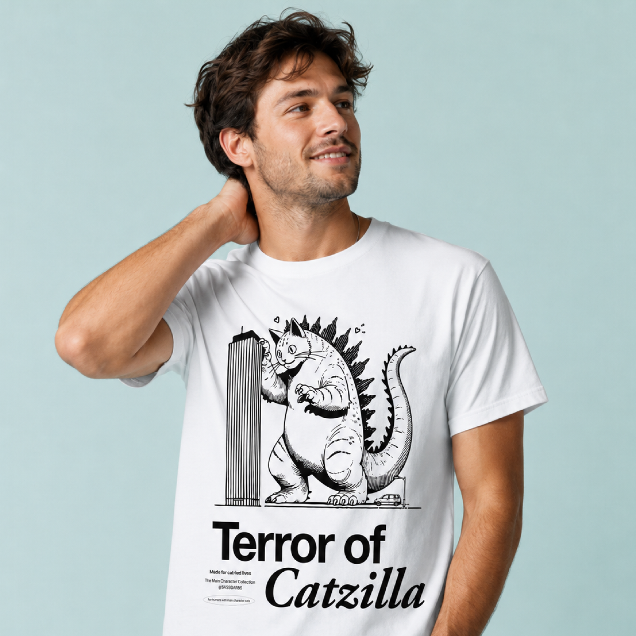 Terror Of Catzilla  / Men's Tee
