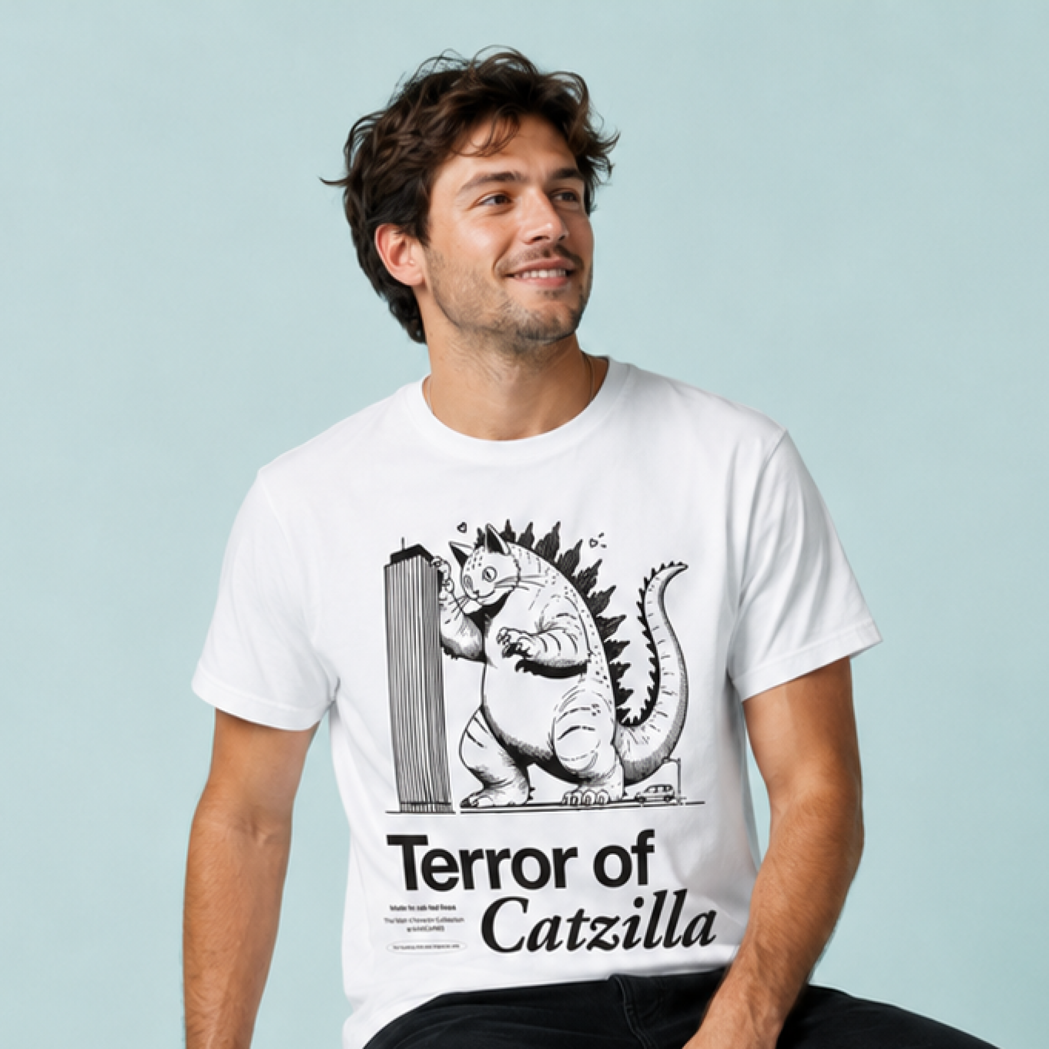 Terror Of Catzilla  / Men's Tee