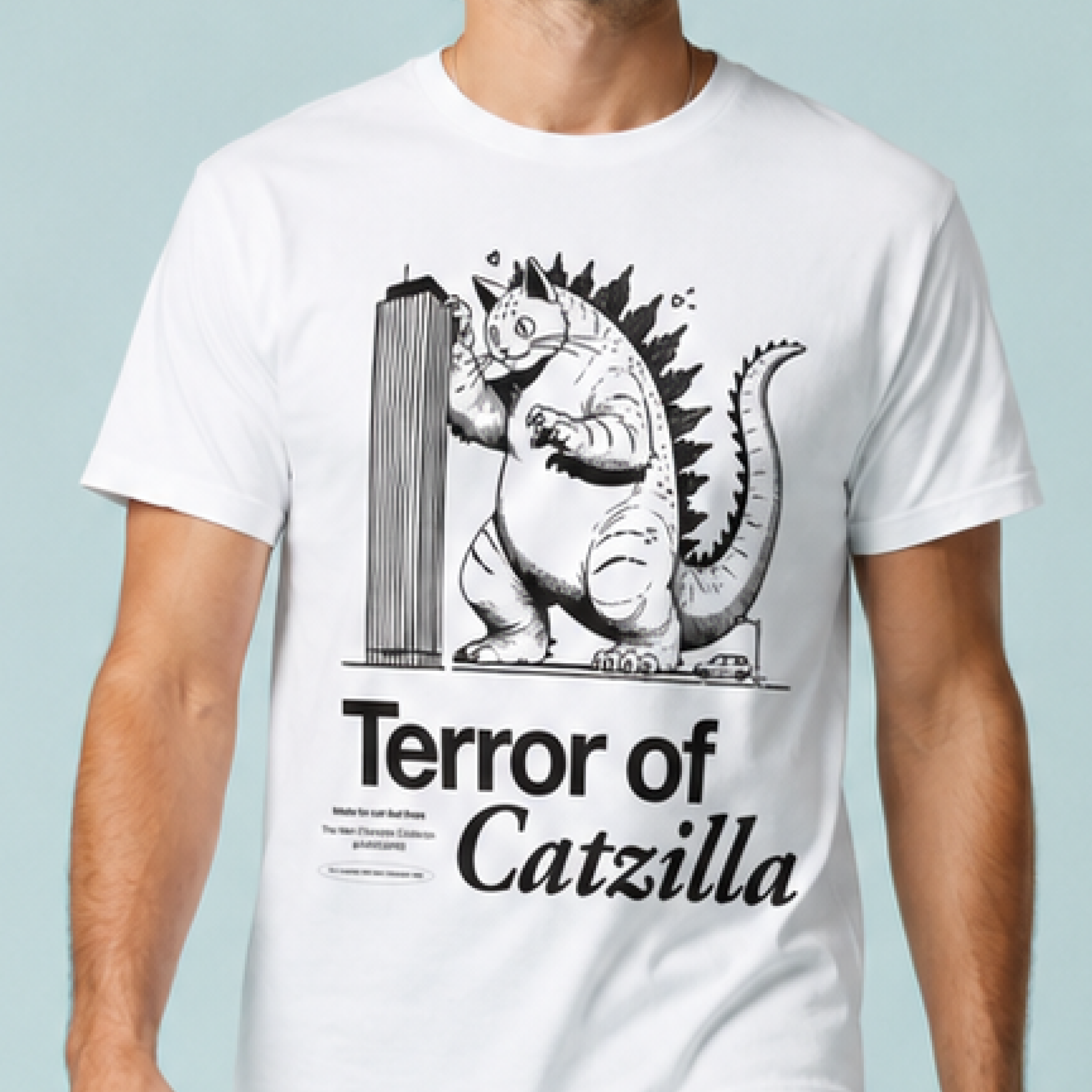 Terror Of Catzilla  / Men's Tee