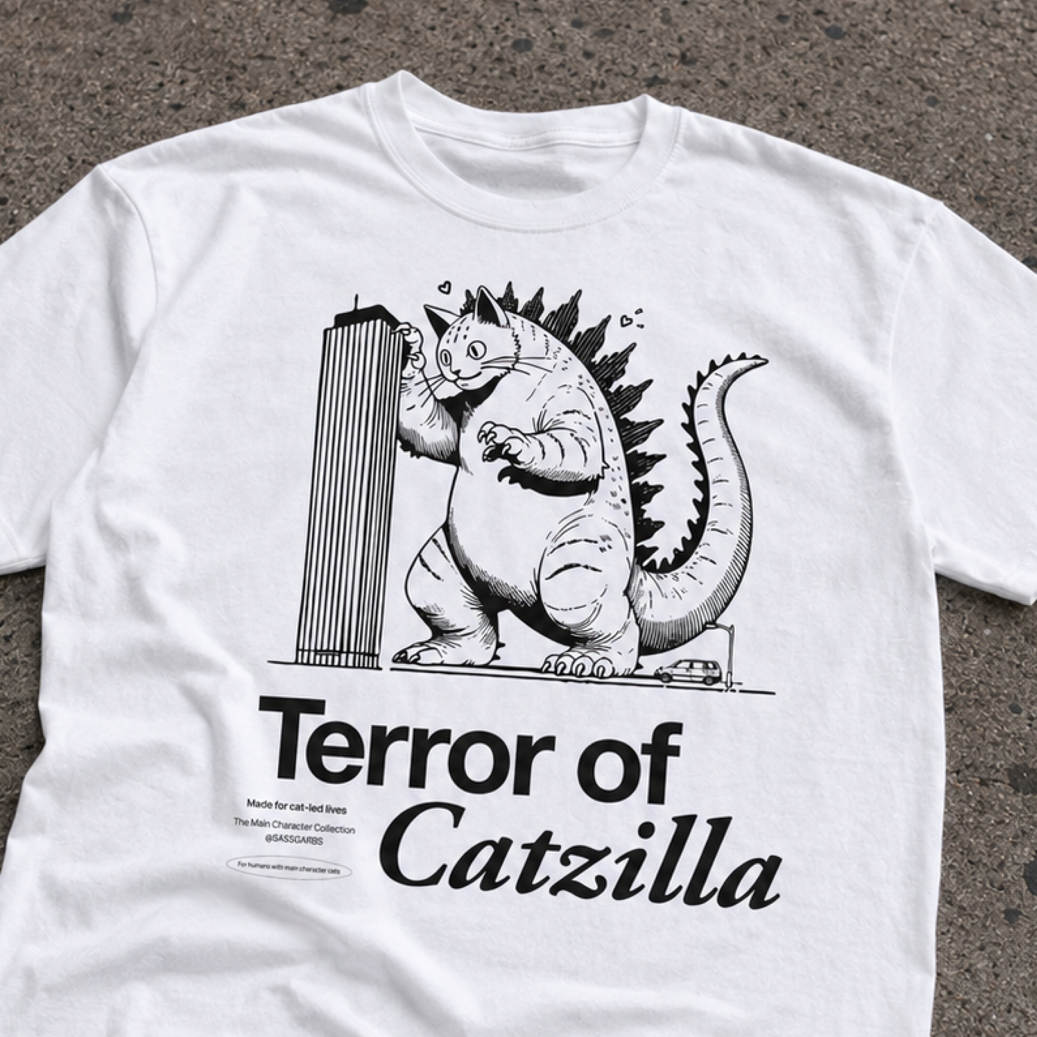 Terror Of Catzilla  / Men's Tee