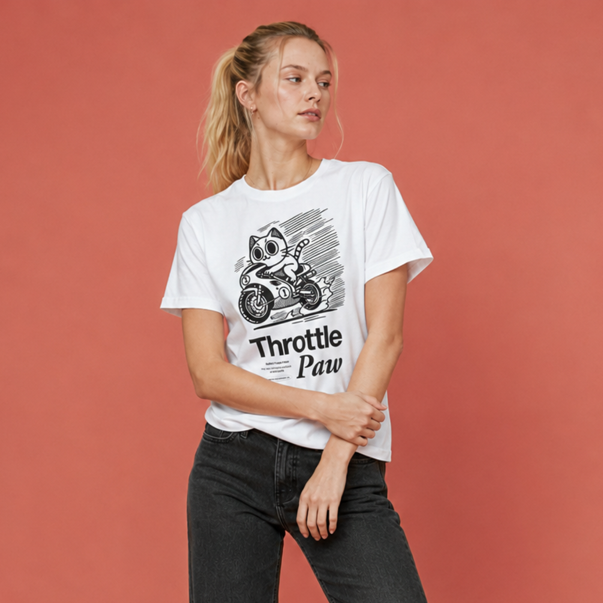 Throttle Paw / Women's Tee