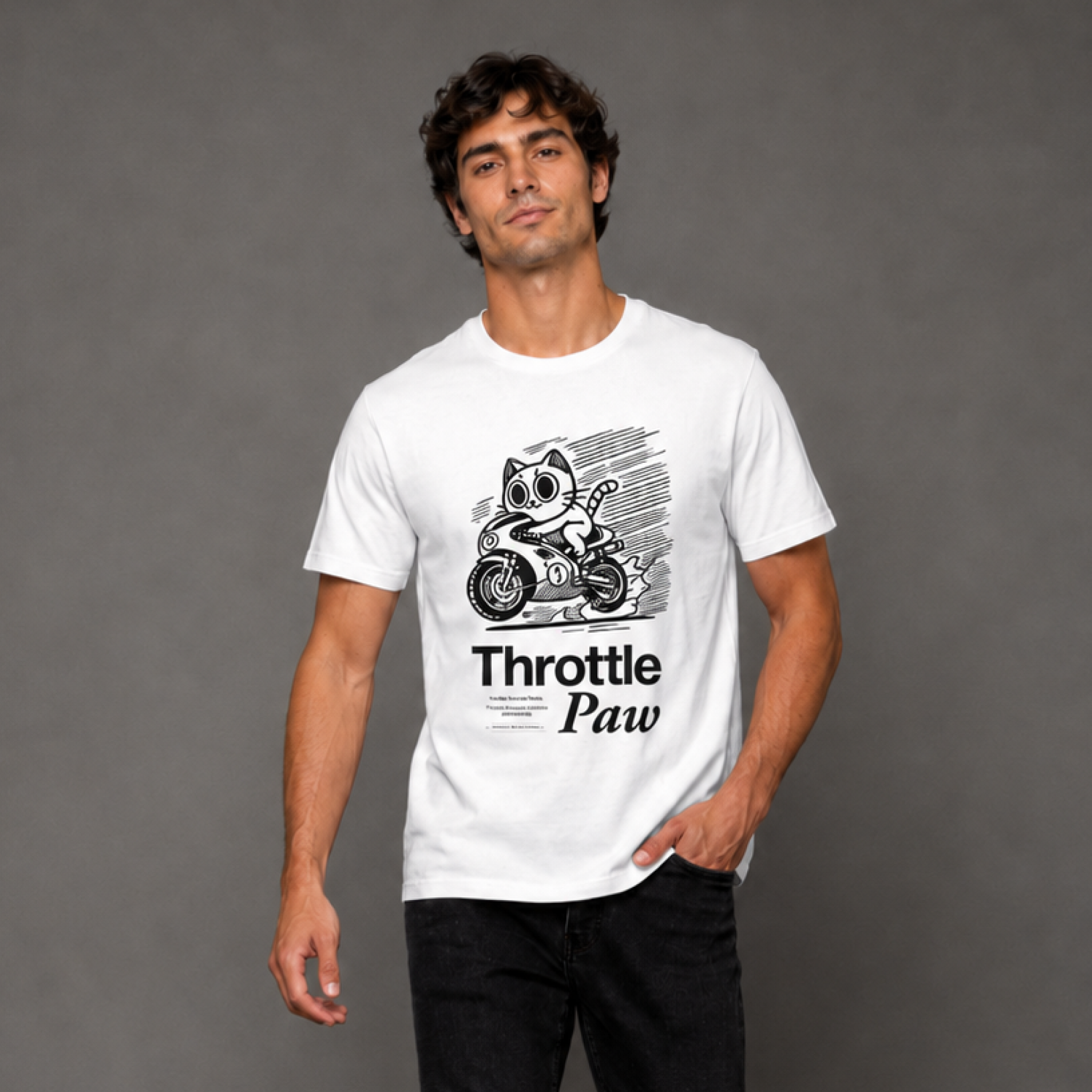 Throttle Paw / Men's Tee