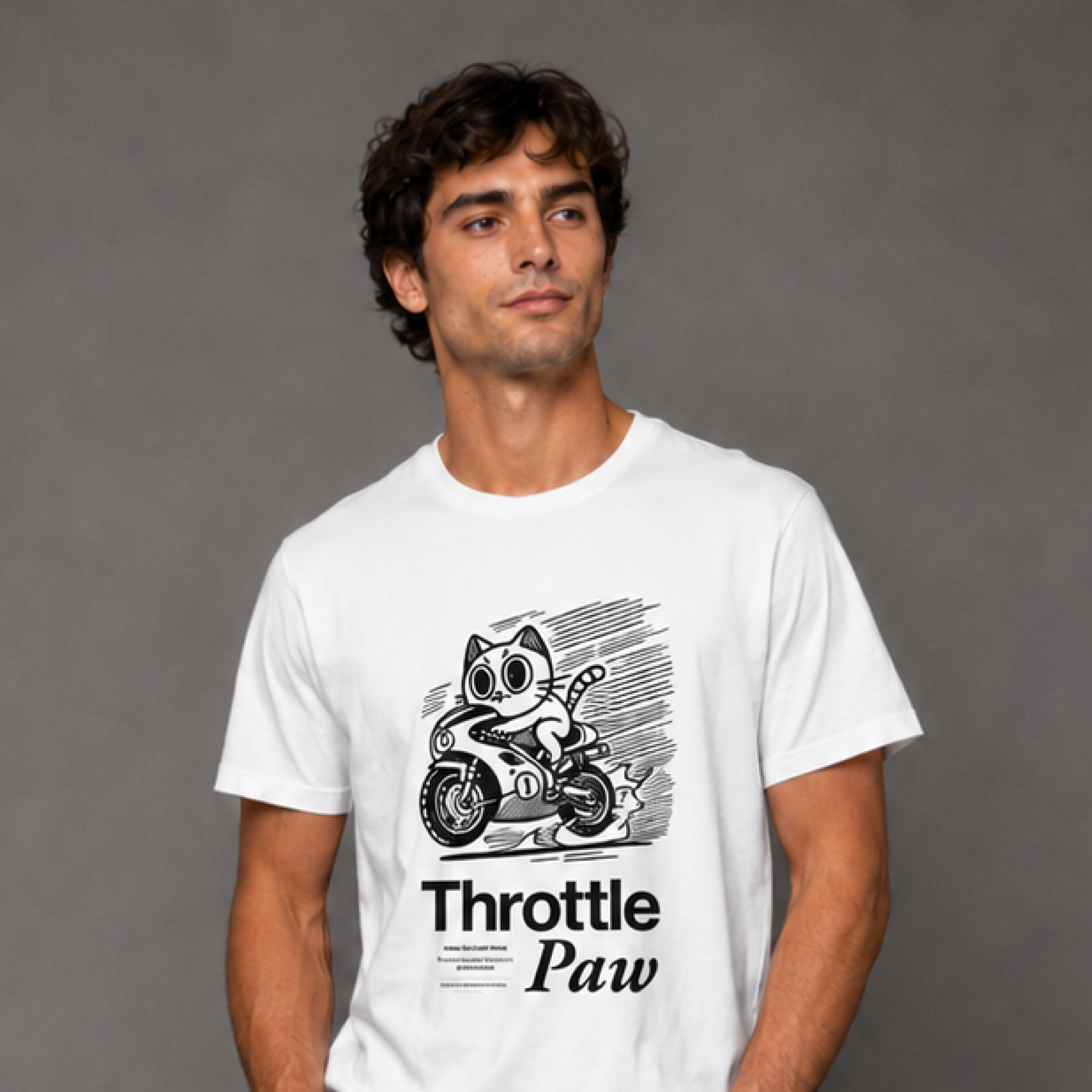 Throttle Paw / Men's Tee