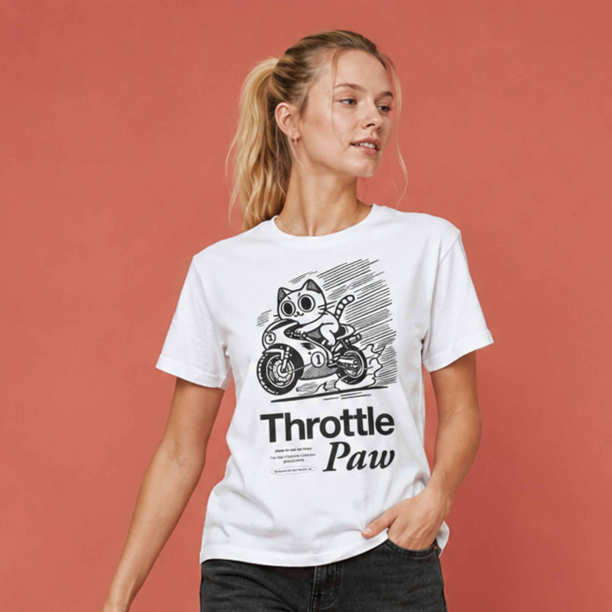 Throttle Paw / Women's Tee