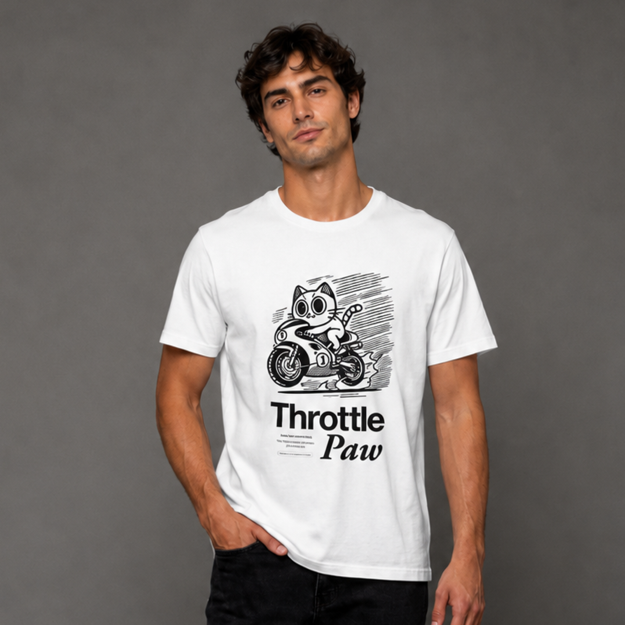 Throttle Paw / Men's Tee