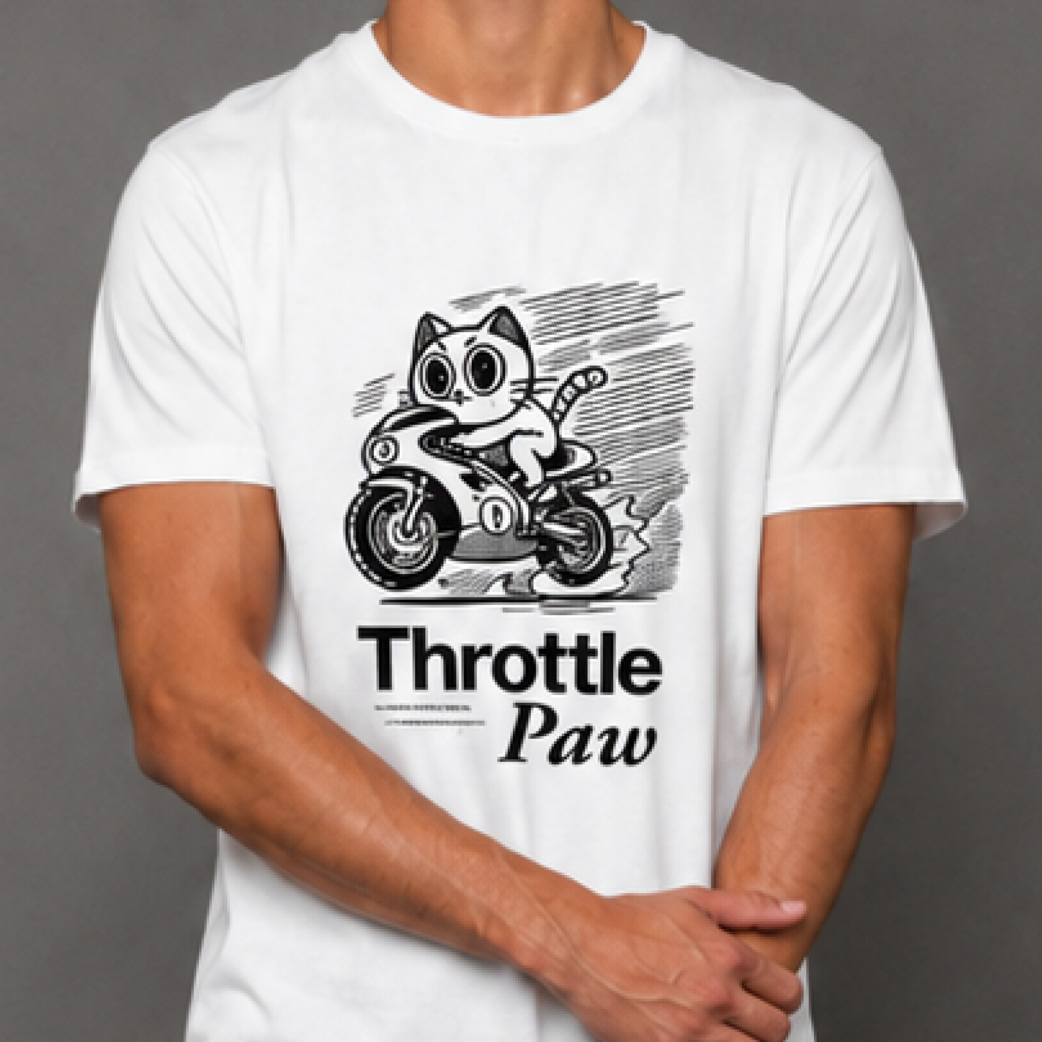 Throttle Paw / Men's Tee